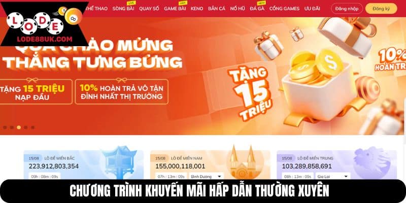 Chương trình khuyến mãi hấp dẫn thường xuyên